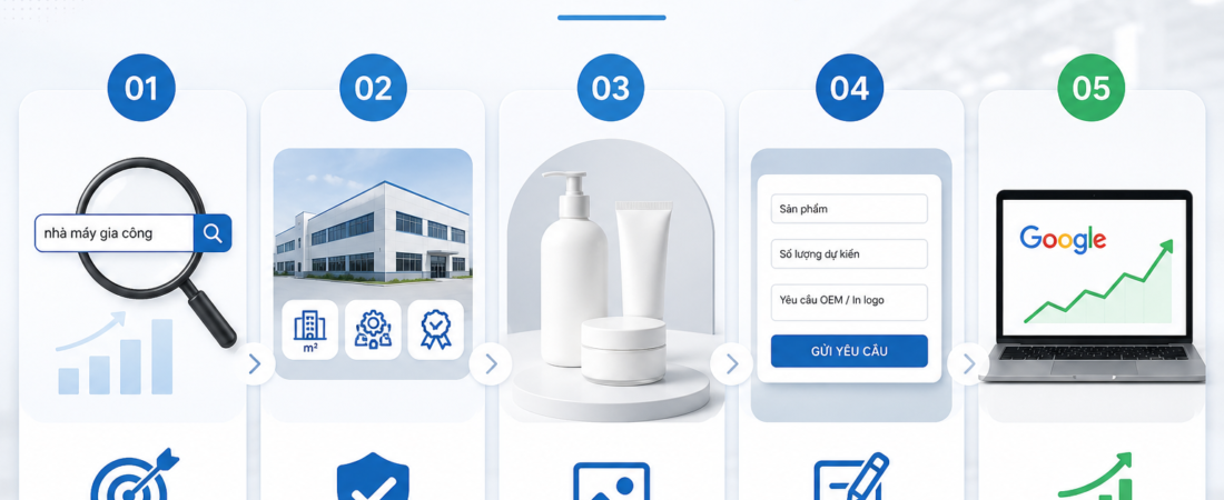 QUY TRÌNH 5 BƯỚC XÂY DỰNG WEBSITE B2B “SĂN” ĐẠI LÝ VÀ KHÁCH OEM TỰ ĐỘNG