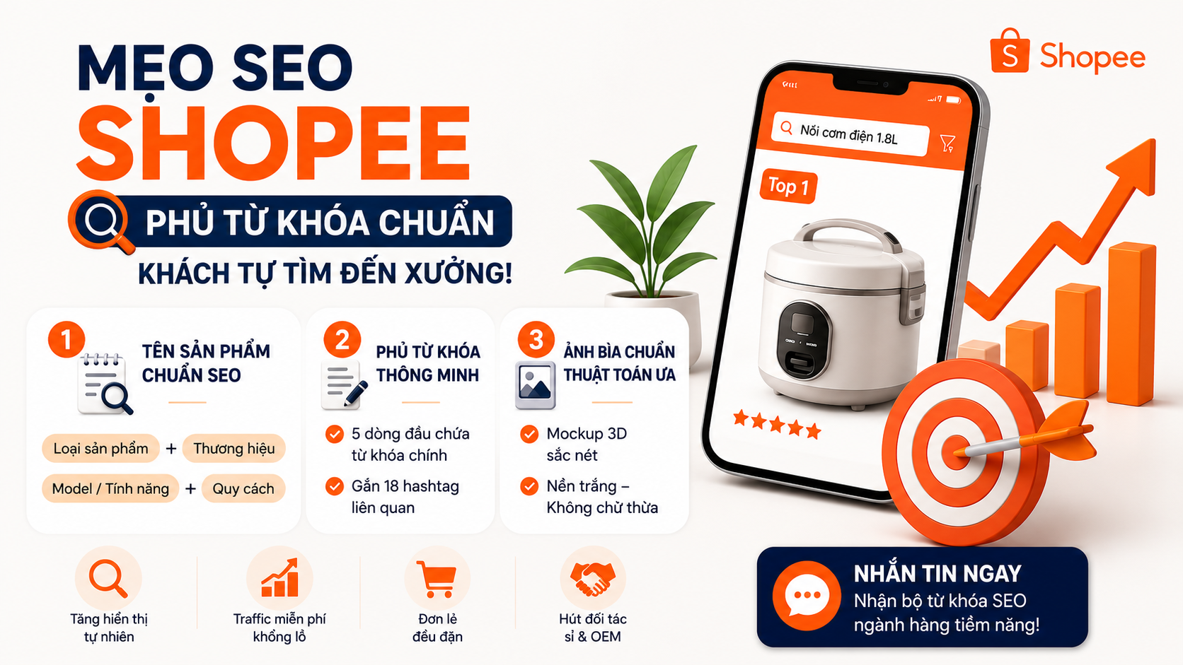 TỐI ƯU SEO SHOPEE GIẢI PHÁP KÉO TRAFFIC TỰ NHIÊN CHO NHÀ XƯỞNG
